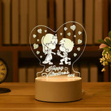 Acrylic Figures 3D Lamp