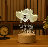 Acrylic Figures 3D Lamp