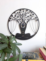 Modern Art Home Decor Yoga Tree